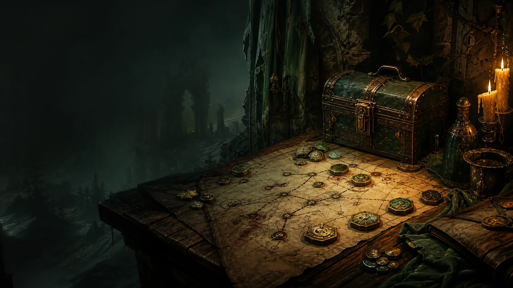 Original generated thematic artwork for Lootbound